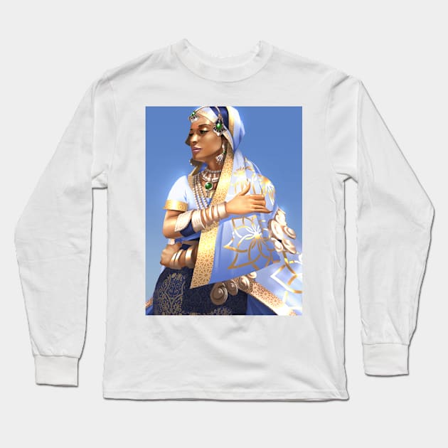 Desert Princess Collection Long Sleeve T-Shirt by Beckley Art